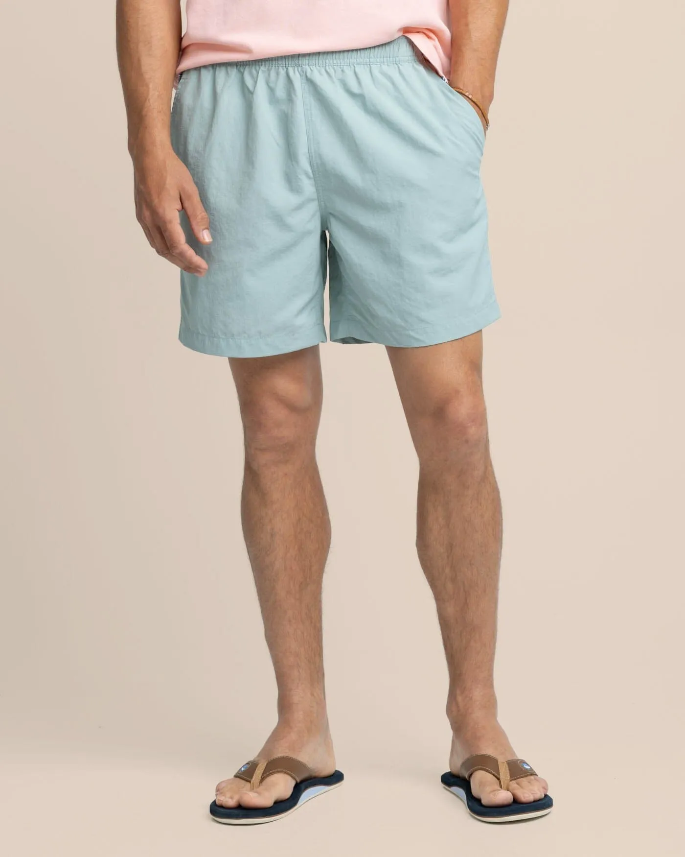 Shoreline 6" Nylon Short - Green Surf