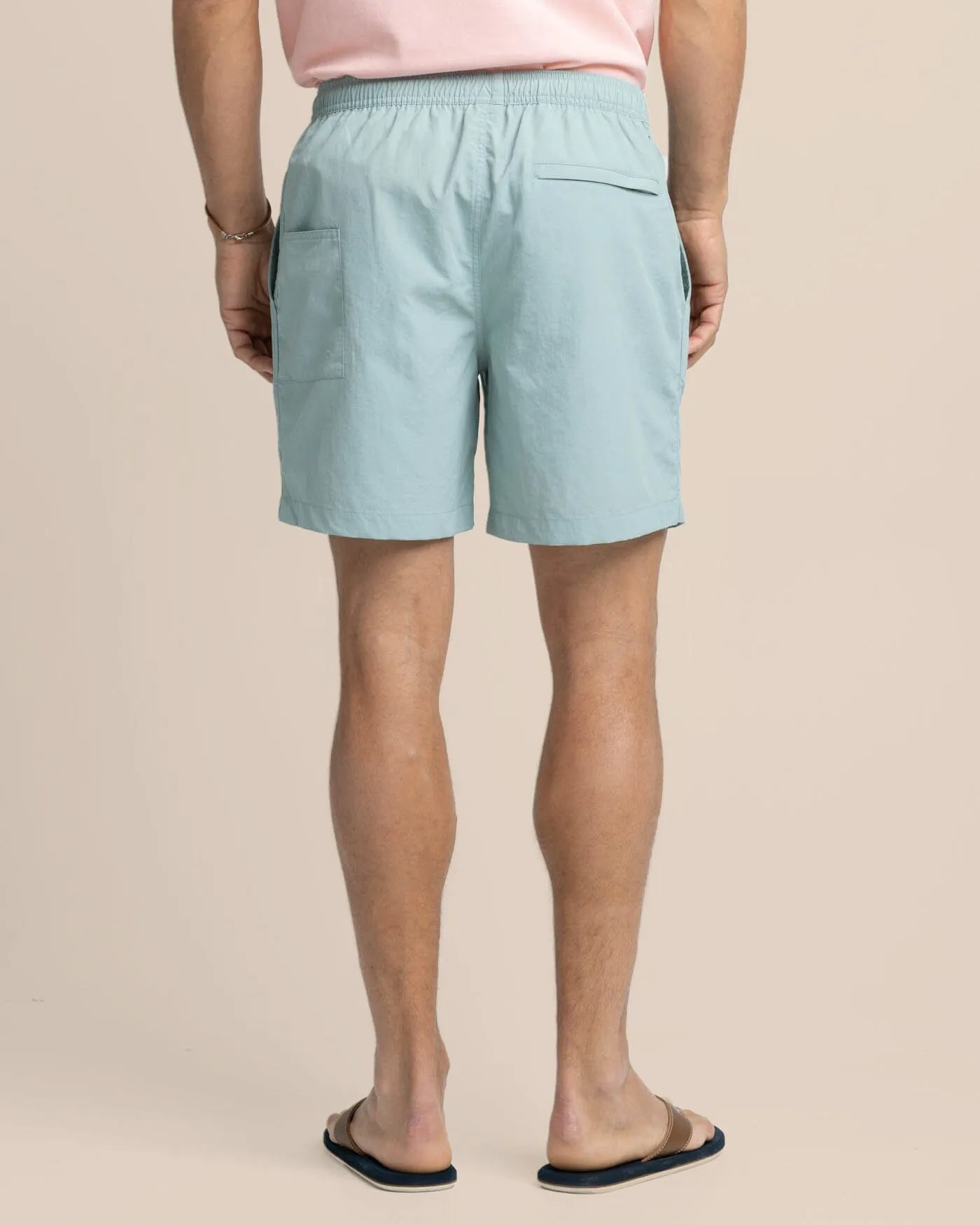Shoreline 6" Nylon Short - Green Surf