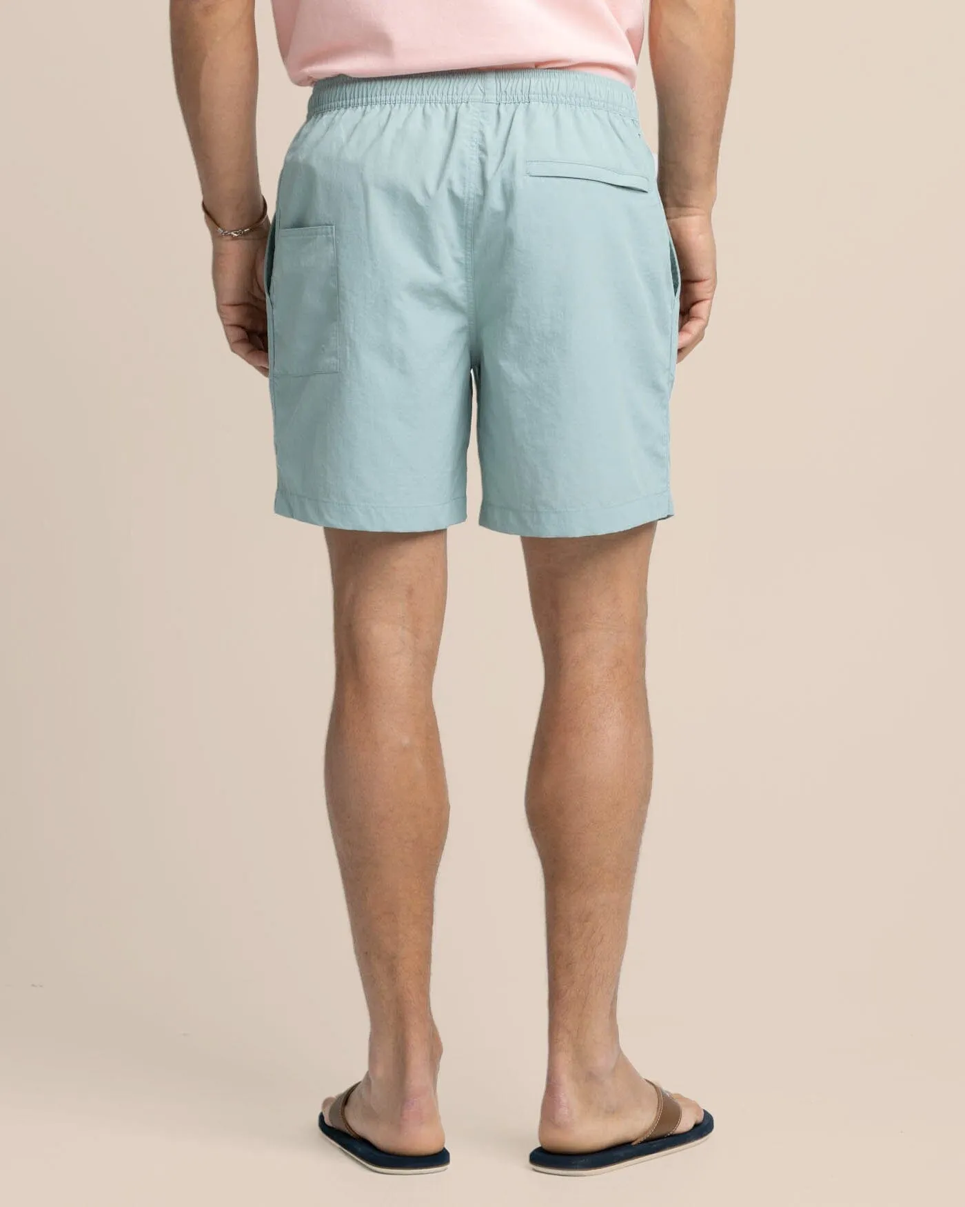 Shoreline 6" Nylon Short - Green Surf