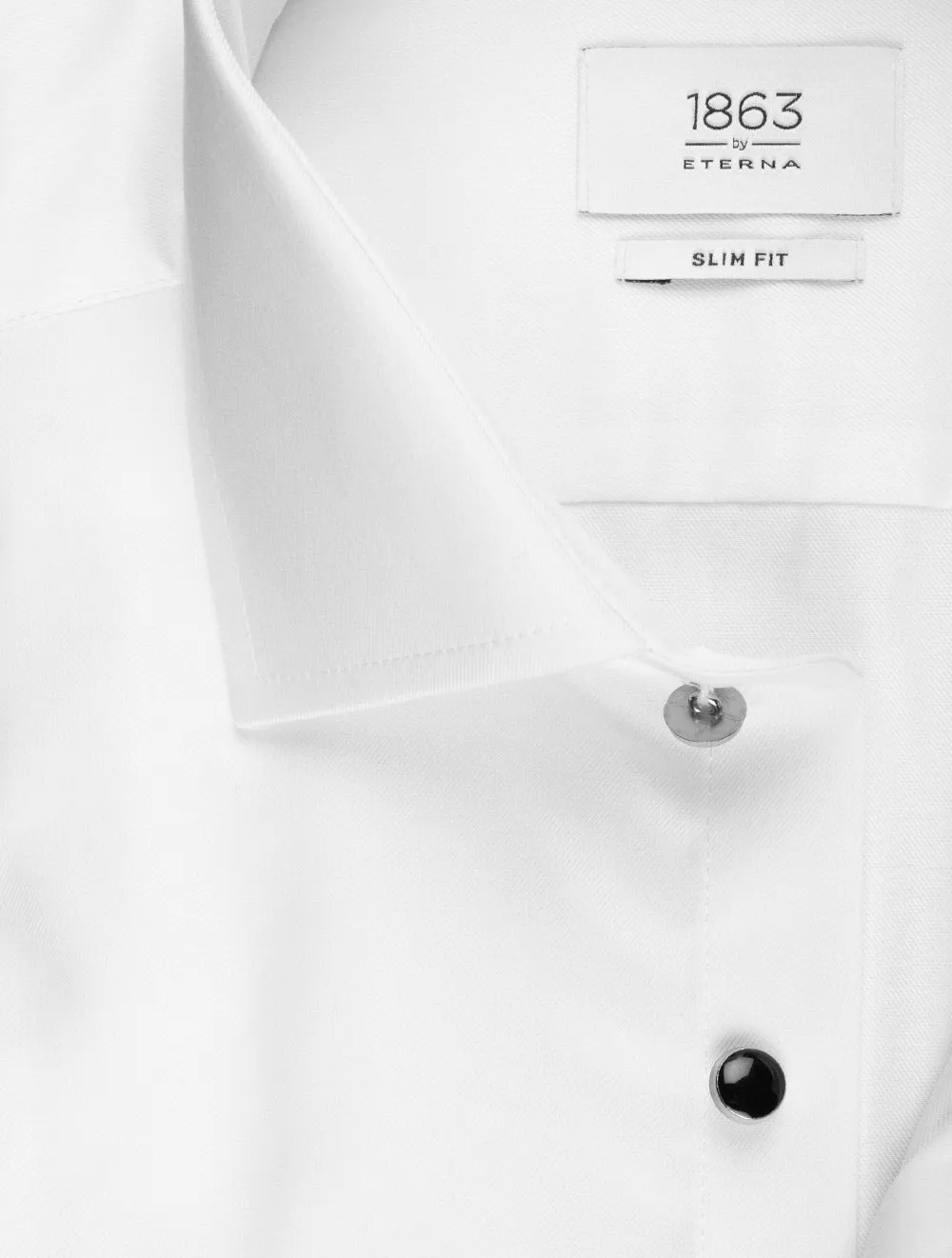 Slim Plain Dress Shirt White