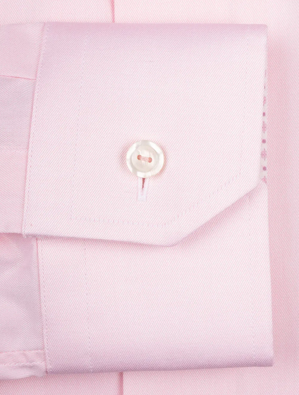 Slim Plain With lnlay Shirt Pink