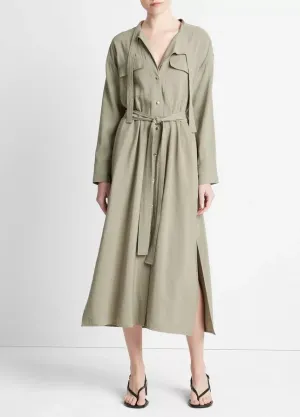 Soft Utility Long Sleeve Blouse