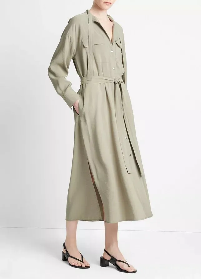 Soft Utility Long Sleeve Blouse