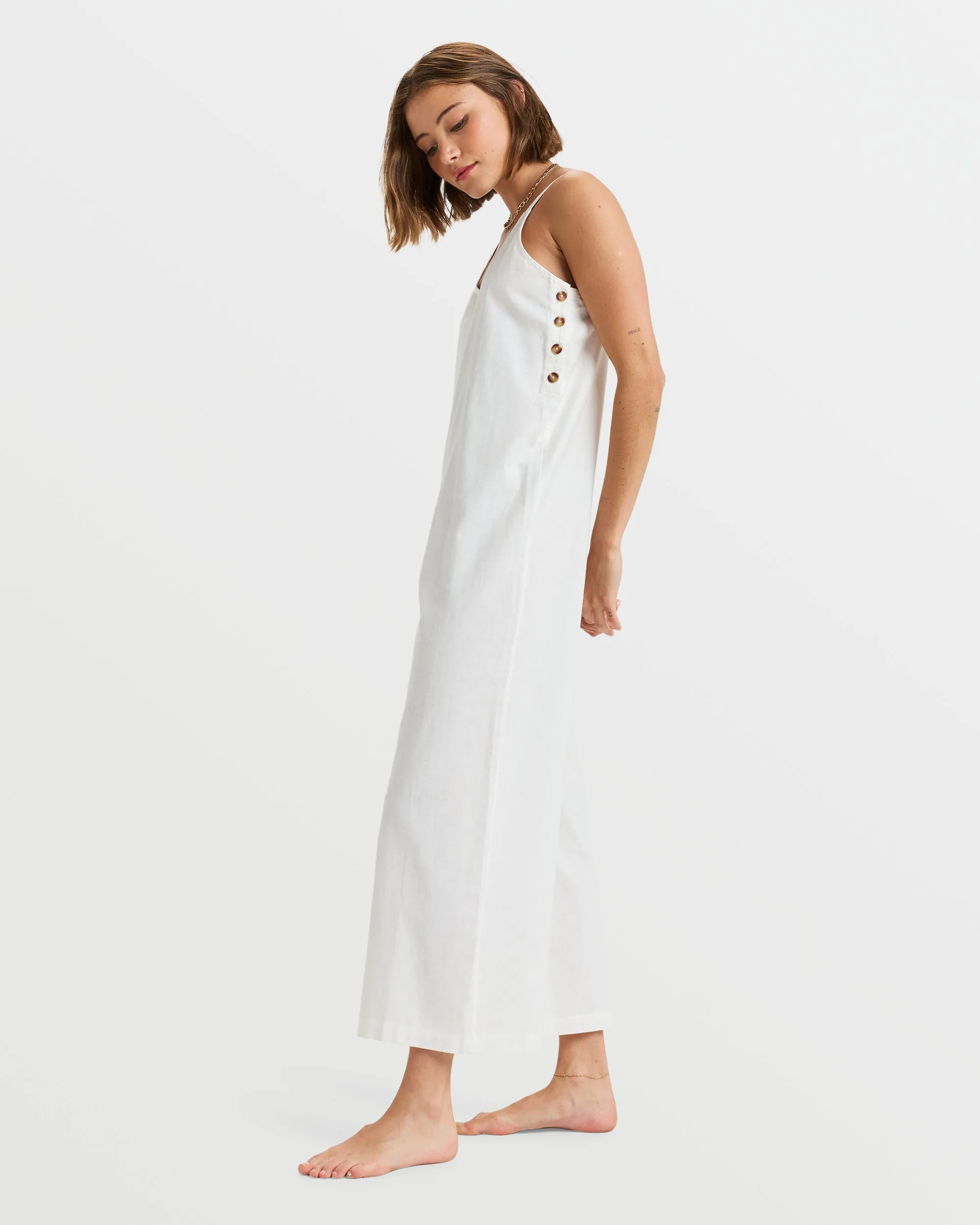 Summer Icon Jumpsuit - Egret