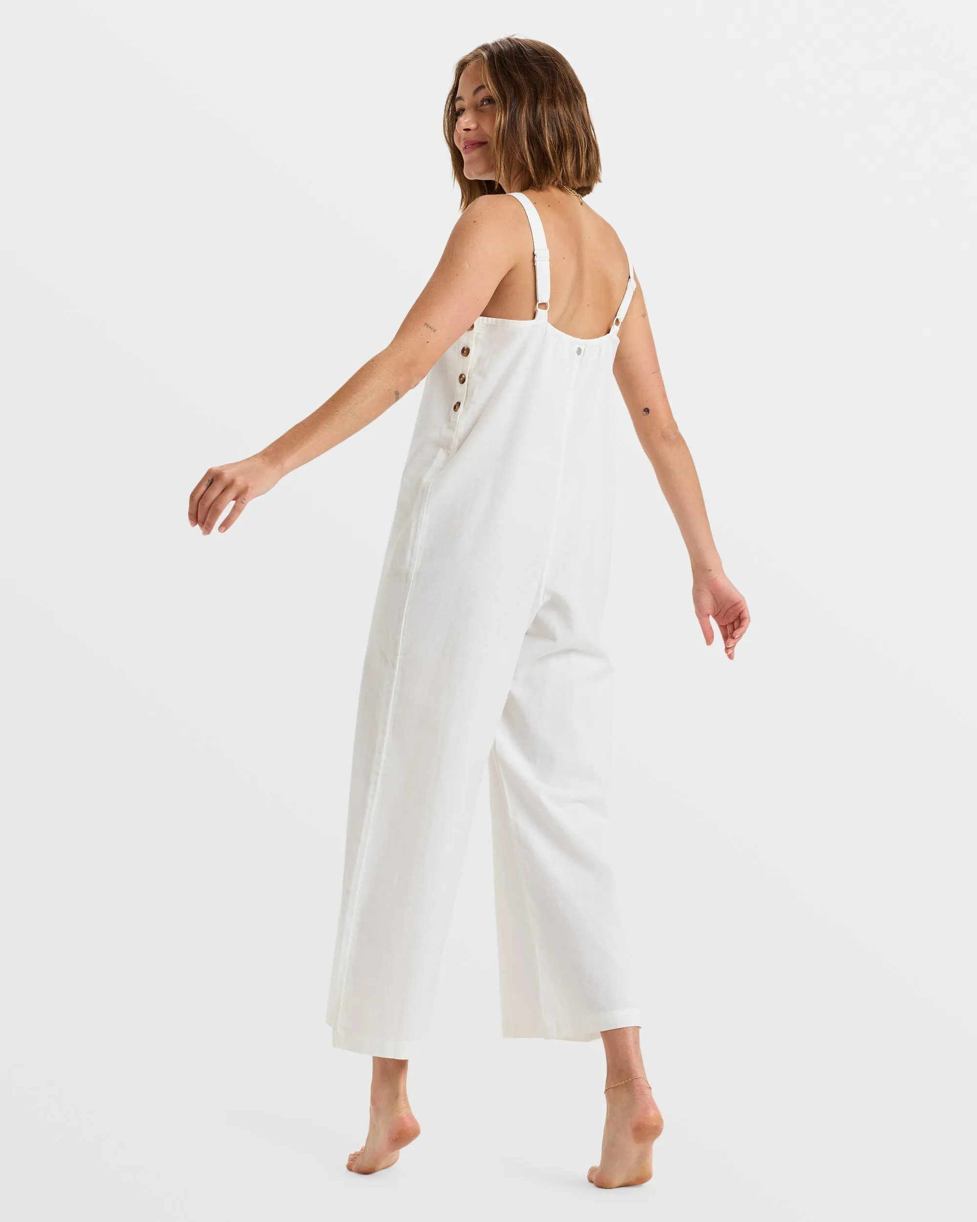 Summer Icon Jumpsuit - Egret