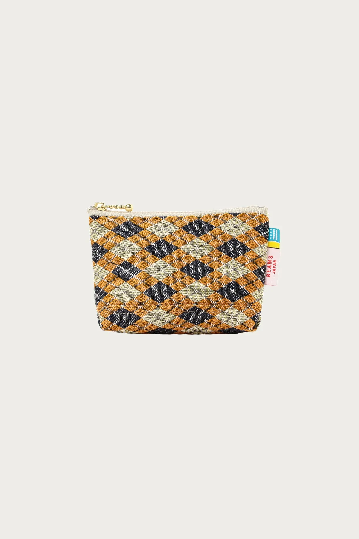 Takata x Beams Japan Flat Tatami Pouch - Argyle