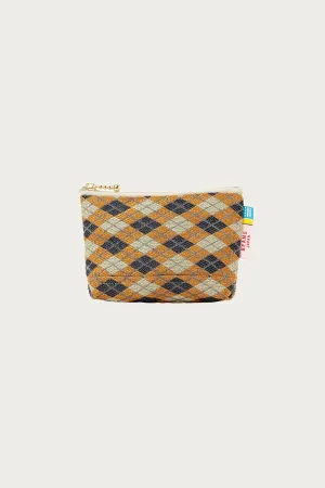 Takata x Beams Japan Flat Tatami Pouch - Argyle
