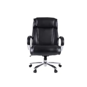 Texas Bonded Leather Tall Heavy Duty Executive Office Chair with Chrome Base