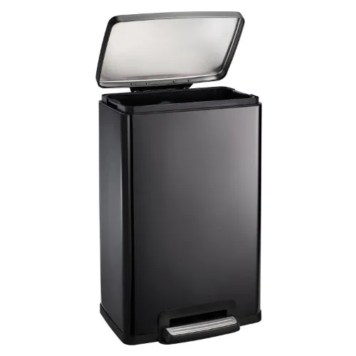 Tramontina Step Trash Can - Charcoal - 49.2ltr
