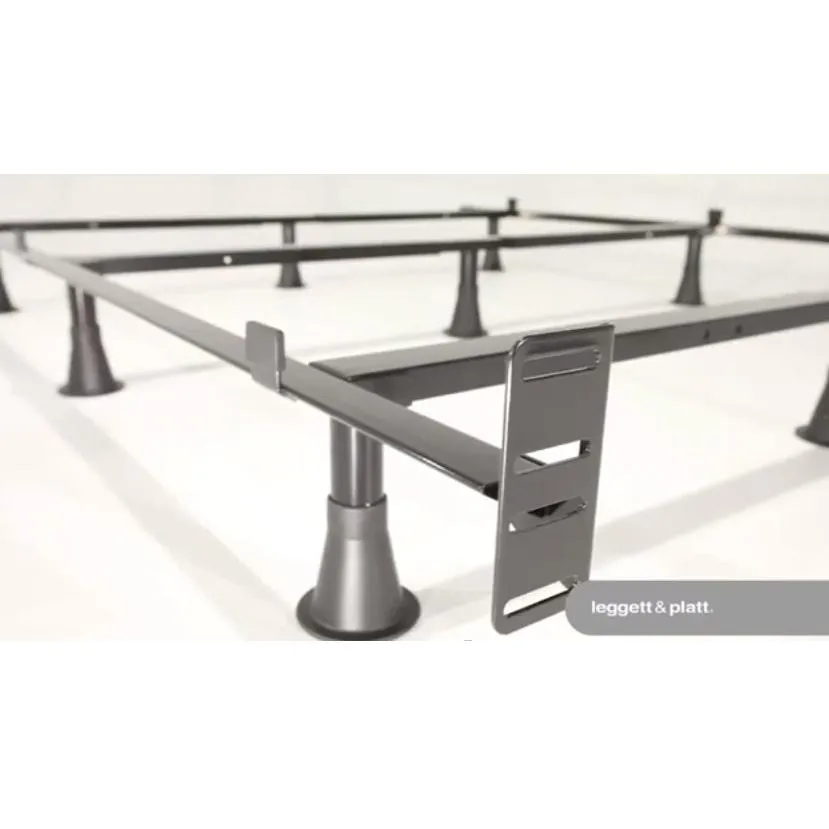 Twin size 9-Leg Metal Bed Frame with Headboard Brackets