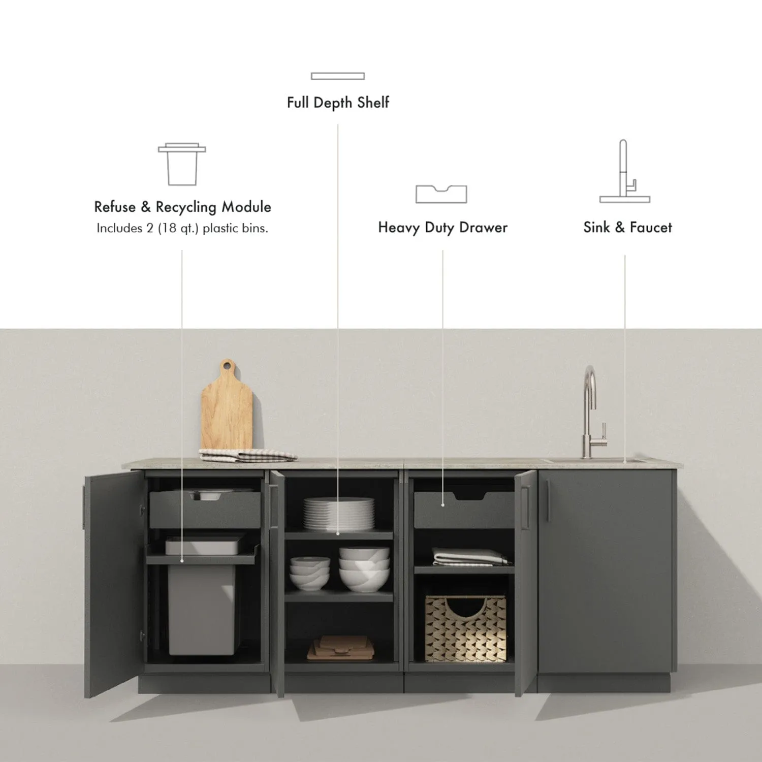 Urban Bonfire Twilight 36 Outdoor Kitchen
