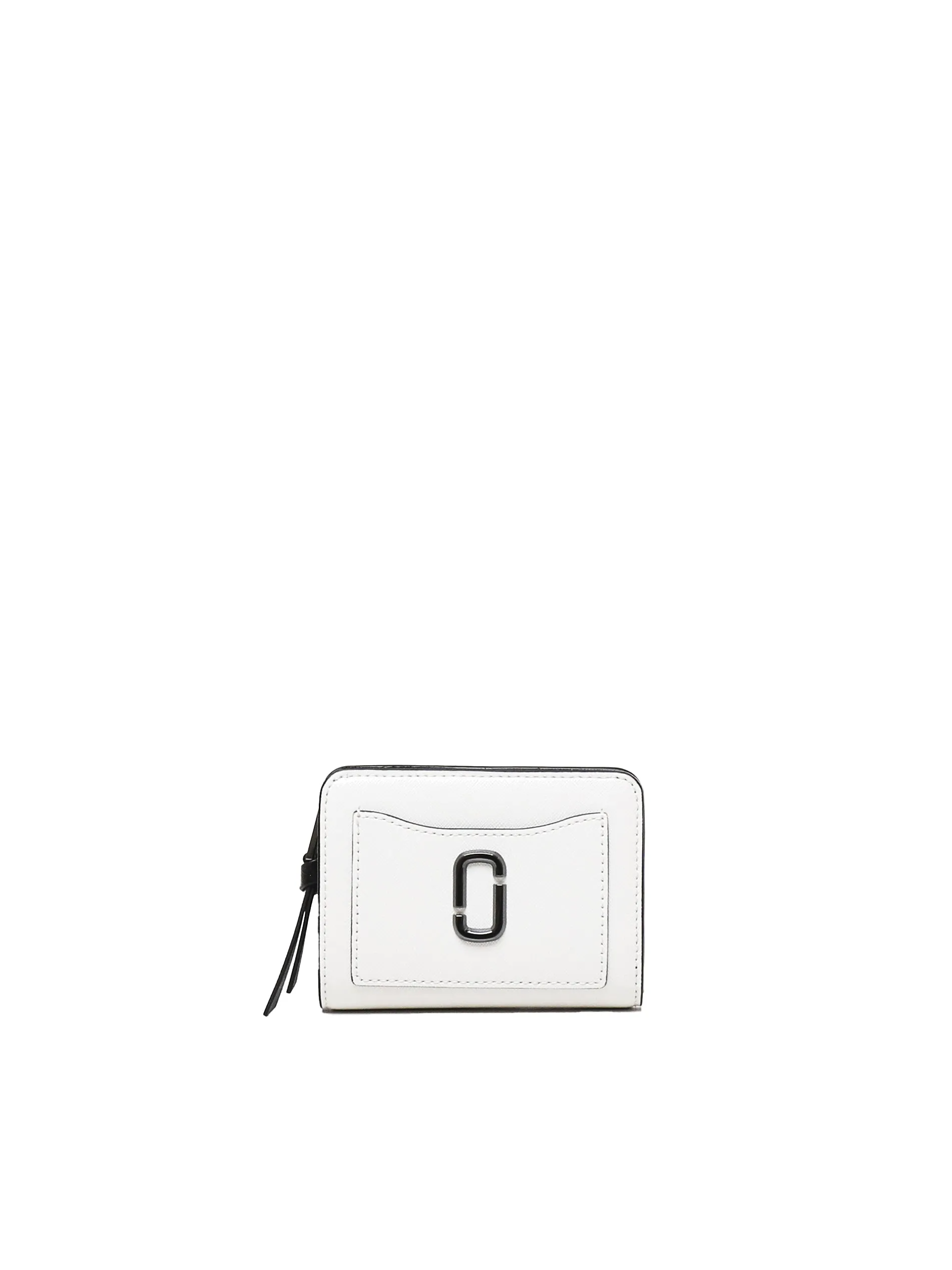 Utility Leather Wallet with Snap Closure