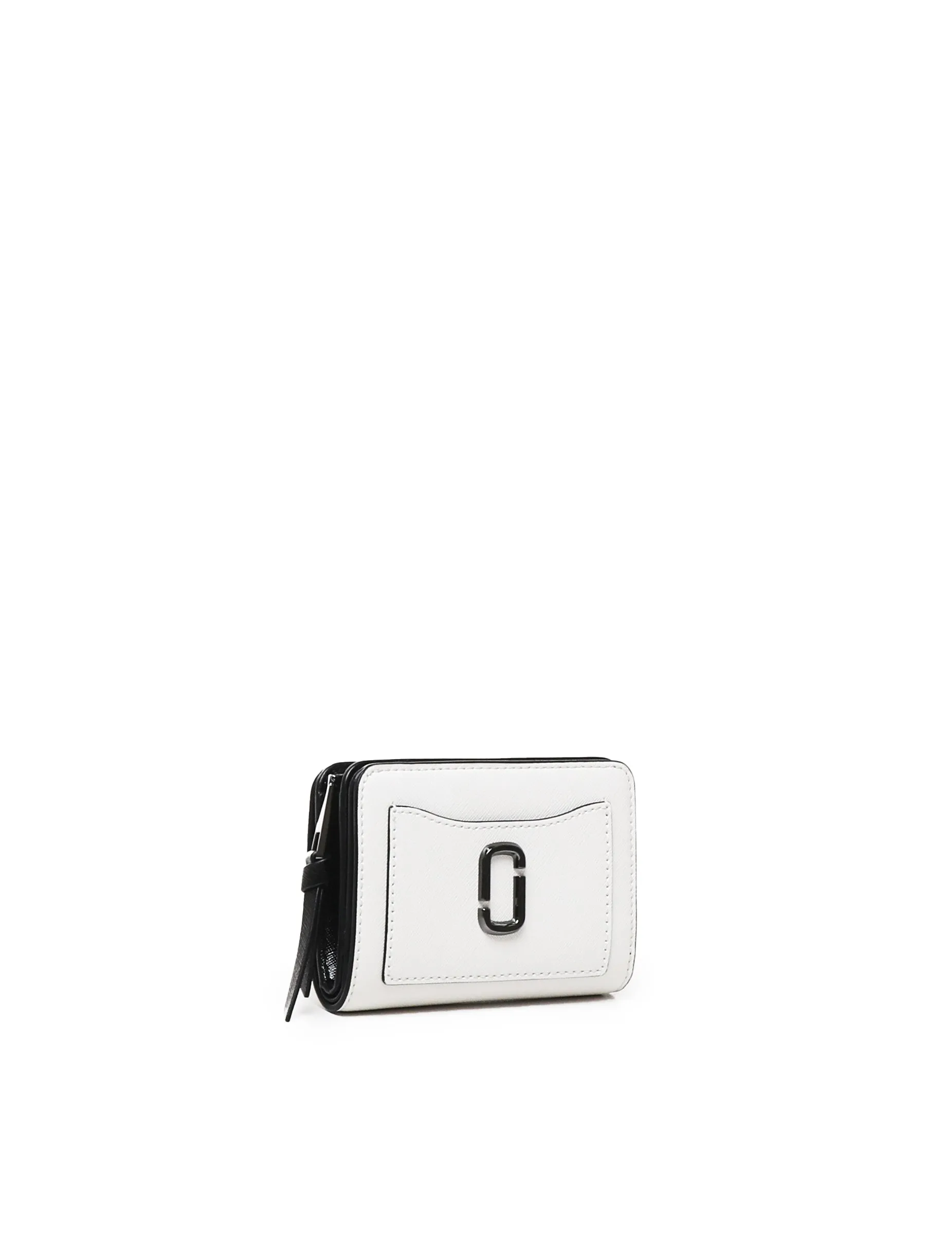 Utility Leather Wallet with Snap Closure