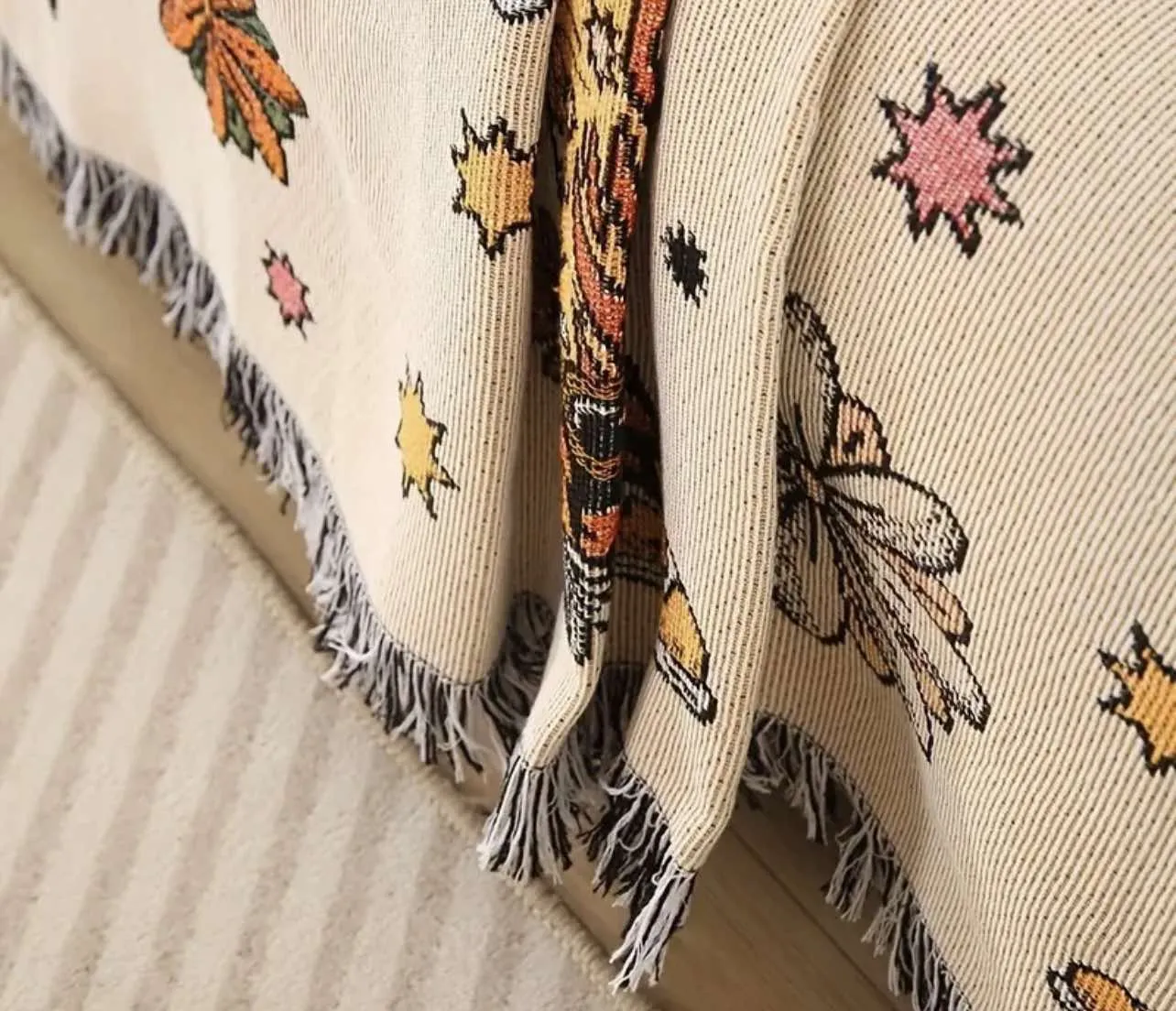 Western Rodeo Woven Throw / Blanket / Beach Rug