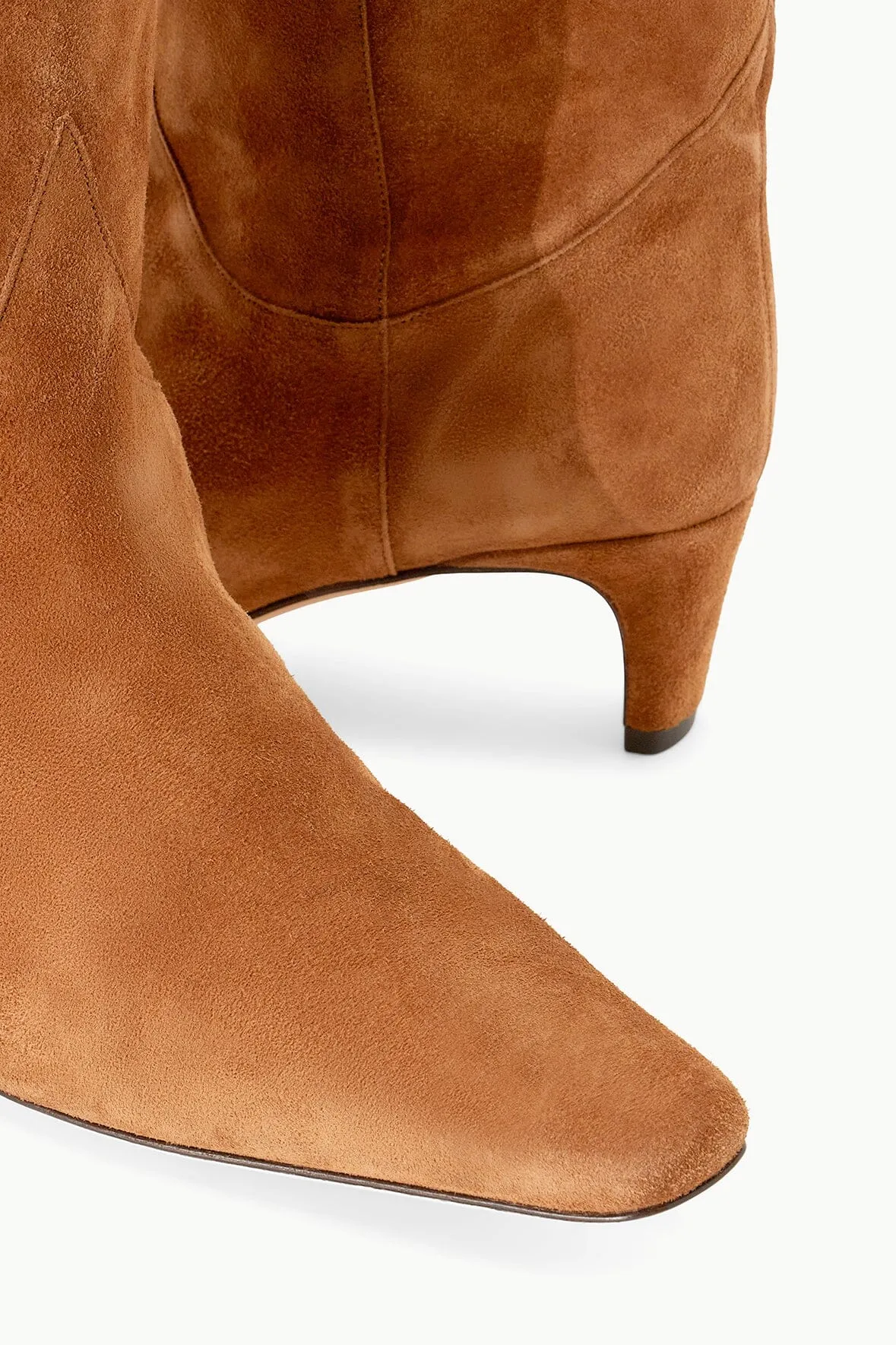 WESTERN WALLY BOOT | TAN SUEDE