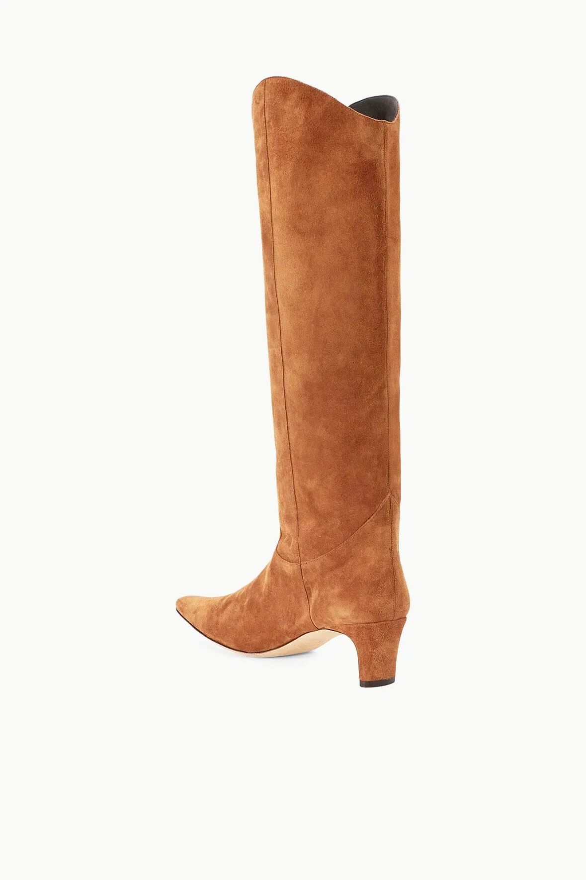 WESTERN WALLY BOOT | TAN SUEDE