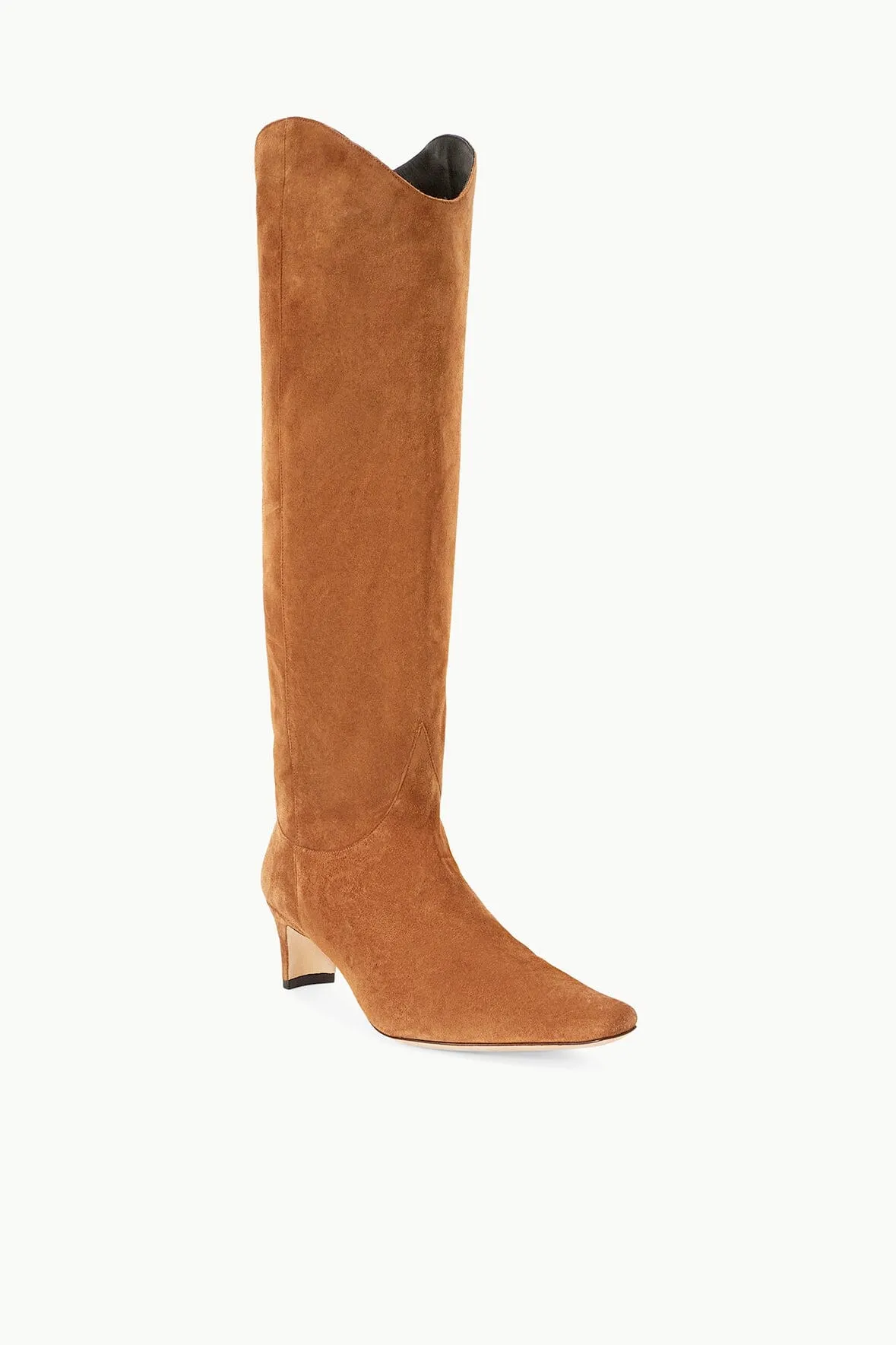 WESTERN WALLY BOOT | TAN SUEDE