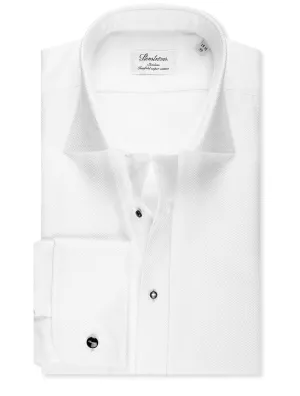 White Evening Slim Fit Shirt