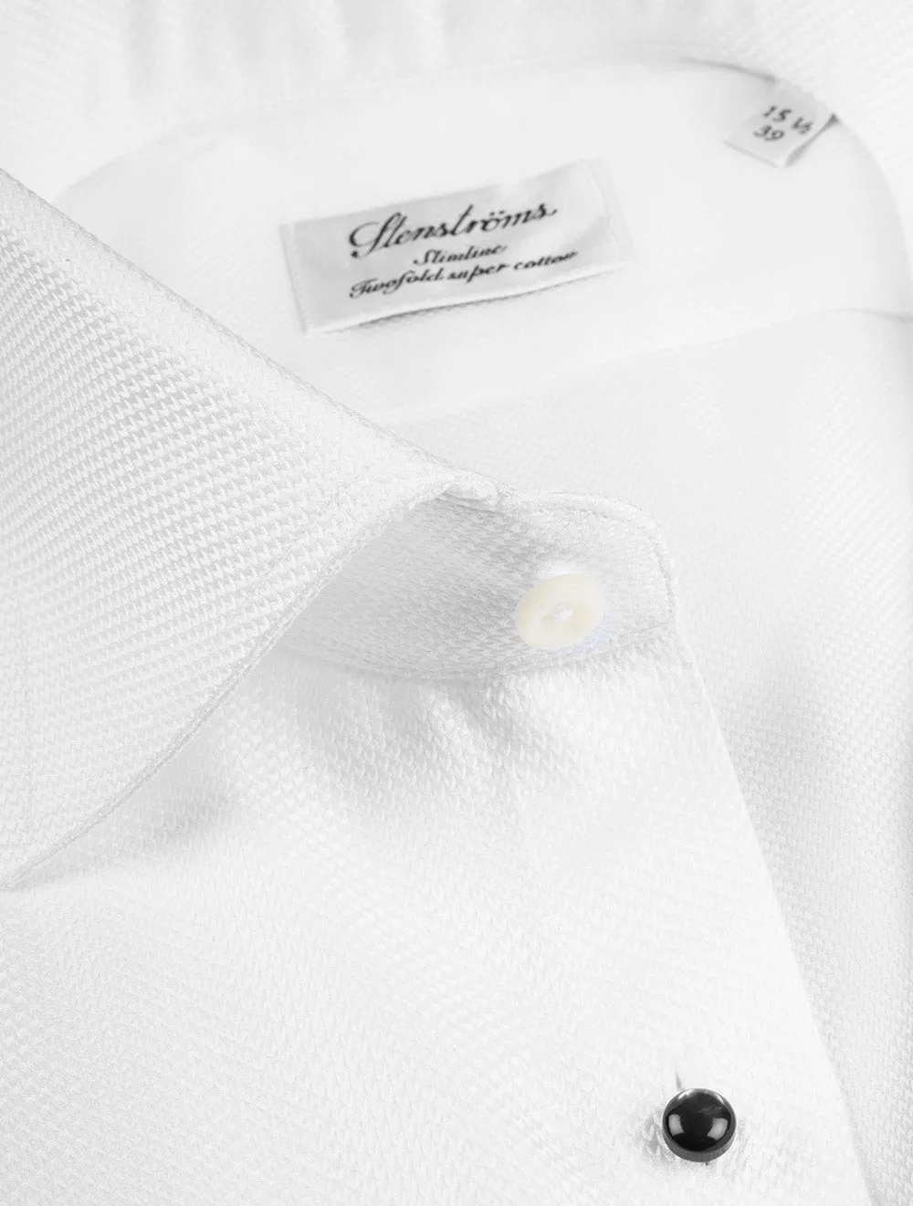 White Evening Slim Fit Shirt