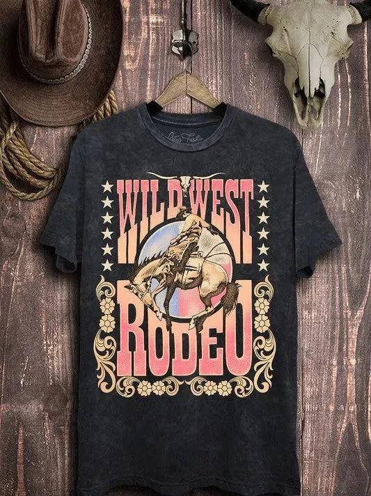 Wild West Rodeo Western Inspired Graphic Top