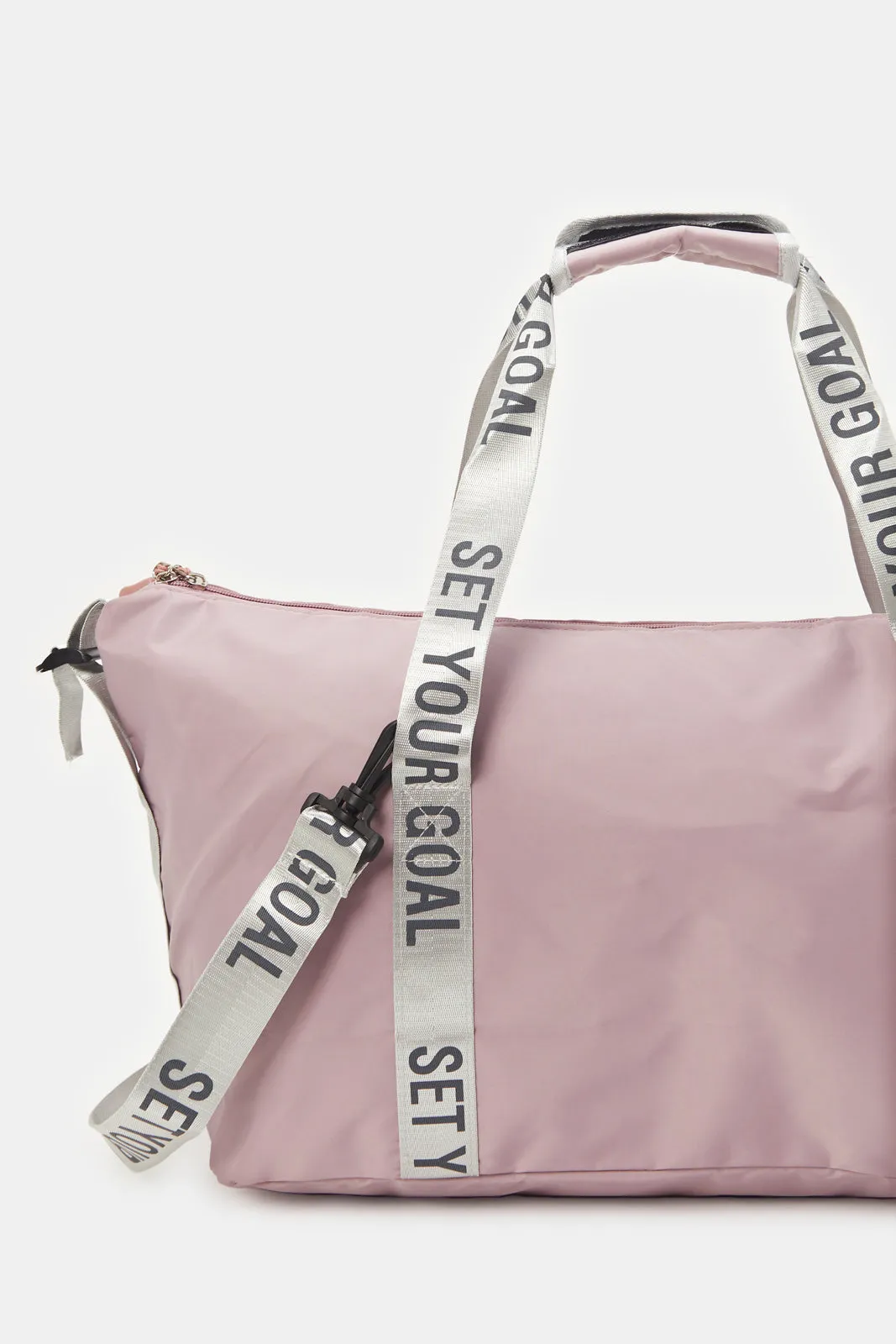 Women Pink Hold All Bag