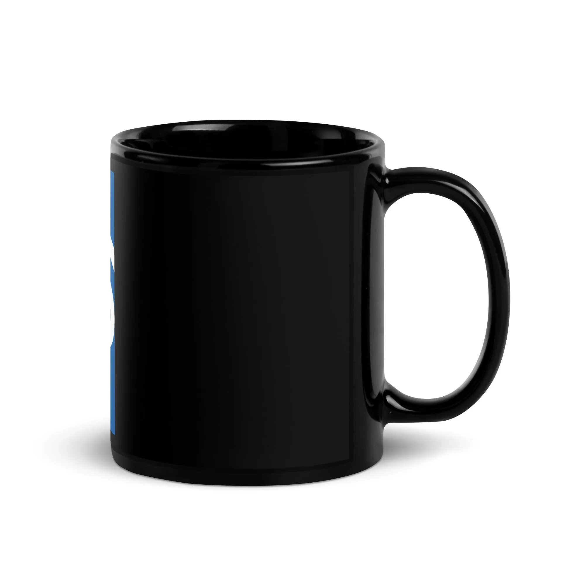 Zodiac Cancer Minimalism Black Glossy Mug